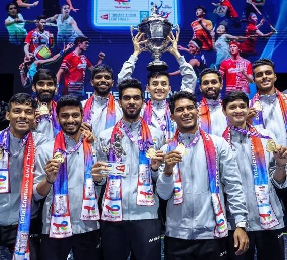 भारतीय बॅडमिंटन संघांन रचला इतिहास