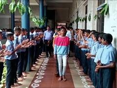 PHOTO : मे महिन्यातच बेळगावातील शाळा गजबजल्या, शैक्षणिक वर्षाला प्रारंभ