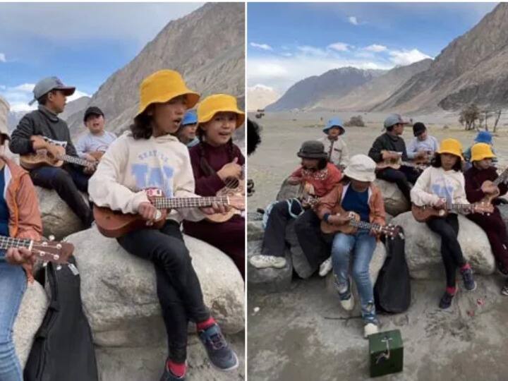 'Dil Beparwah...', children sang such a wonderful song in Ladakh that it is getting applause now! People said - the smile on the face came after hearing 'दिल बेपरवाह....', लद्दाख में बच्चों ने गाया इतना बेहतरीन गाना कि अब हो रही वाहवाही! लोगों ने कहा- सुनकर आ गई चेहरे पर स्माइल