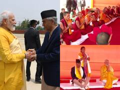 IN PICS | PM Modi Lays Foundation Stone Of Centre For Buddhist Culture, Visits Lumbini's Maya Devi Temple
