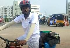 Nellore to Kanyakumari Cycle ride: కిలోమీటర్ కు ఓ మొక్క నాటేలా మారథాన్ సైకిల్ టూర్|ABP Desam