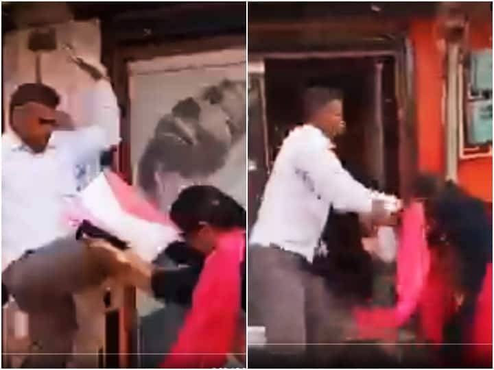 Viral Video Woman Lawyer Thrashed Dragged by Hair In Public View in Karnataka’s Balgakot Viral Video: మహిళా లాయర్‌ను తంతూ, జుట్టు లాగుతూ రోడ్డుపై దాడి- షాకింగ్ వీడియో