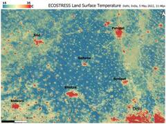 Heat Wave: भीषण गर्मी के प्रकोप ने दिल्ली के आसपास बना दिया हीट आइलैंड, नासा ने साझा की तस्वीर