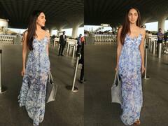 Photos: एयरपोर्ट पर बिजलियां गिराती नजर आईं Kiara Advani, ब्लू मैक्सी ड्रेस में एक्ट्रेस लगीं बेहद खूबसूरत