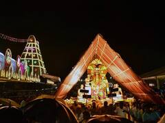 Tirumala Garuda Seva: శ్రీవారి ఆలయంలో వైభవంగా పౌర్ణమి గరుడ సేవ, వర్షాన్ని లెక్కచేయని భక్తులు