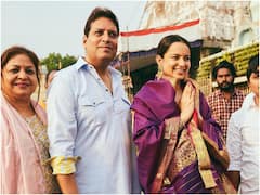 Kangana Ranaut at Tirumala today: తిరుమలలో కంగనా రనౌత్, విష్ణు మంచుకు ఎందుకు థాంక్స్ చెప్పారంటే?