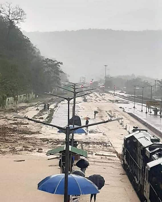 IN PICS | Railway Tracks, Bridges, Roads Flooded In Assam As Heavy Rainfall Throws Life Out Of Gear