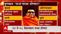 Raj Thackeray Sabha Pune : पुण्यात 'राज'सभा होणार, उद्धव ठाकरेंना उत्तर देणार?