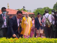 IN PICS | PM Modi Lays Foundation Stone Of Centre For Buddhist Culture, Visits Lumbini's Maya Devi Temple