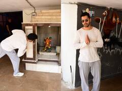 Photos: डांस क्लास में जाने से पहले दिखा Varun Dhawan का धार्मिक रूप, भगवान हनुमान से आशिर्वाद लेते दिखे एक्टर