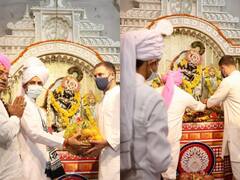 Udaipur News: उदयपुर में राहुल गांधी और सीएम अशोक गहलोत ने किए बेणेश्वर धाम के दर्शन, देखें तस्वीर