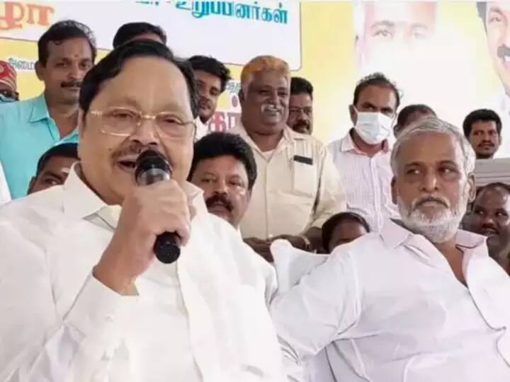 Vellore Trustee Inauguration Ceremony disturbances and disregard by minister sekar babu for not singing Tamil anthem thamizhthai vaazhthu ‘தமிழ்த்தாய் வாழ்த்து பாடாதது வருத்தம்’...  அமைச்சர் சேகர் பாபு முன் அமைச்சர் துரைமுருகன் அதிருப்தி!