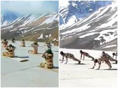 International Yoga Day 2022:  ITBP के जवानों ने किया 15,000 फीट की ऊंचाई पर योगाभ्यास, देखें वीडियो