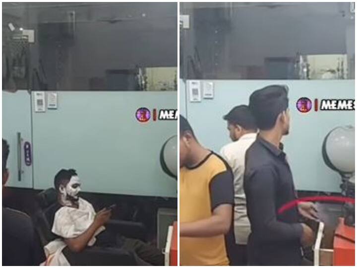 Viral Video: सैलून में शख्स ने कुछ तरह से की चोरी, कैमरे के अलावा कोई नहीं देख पाया The man did some kind of theft in the salon no one could see except the camera Viral Video: सैलून में शख्स ने कुछ तरह से की चोरी, कैमरे के अलावा कोई नहीं देख पाया