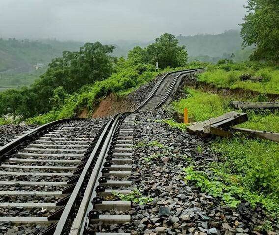 IN PICS | Railway Tracks, Bridges, Roads Flooded In Assam As Heavy Rainfall Throws Life Out Of Gear