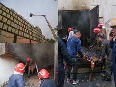 In Pics: दिल्ली के अशोक विहार इलाके में बैंक्वेट हॉल में लगी आग, एक शख्स की अस्पताल में मौत