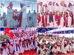भारत-पाक बार्डर पर मुस्लिम समाज की अनूठी पहल, 50 जोड़ों ने किया एक साथ निकाह, 40 गांवों से आए थे दूल्हे, देखें तस्वीरें