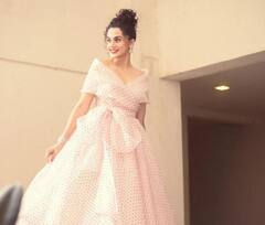 બેબી પિંક ઓફ શોલ્ડર ડ્રેસમાં તાપસી પન્નુએ કરાવ્યું ગ્લેમરસ ફોટોશૂટ, સુંદરતા જોઈને કાયલ થયા ફેન્સ