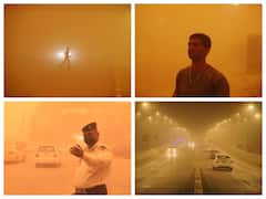 IN PICS | Iraq's Skies Turn Orange As Sandstorm Sweeps Country, Cripples Normal Life