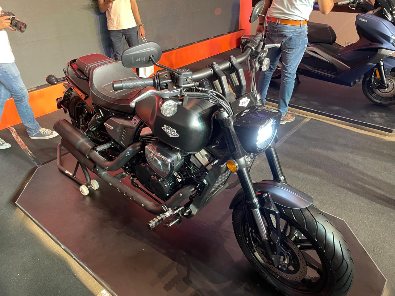 Keeway Unveils India’s Most Affordable V-Twin Cruiser And Other Two Scooters