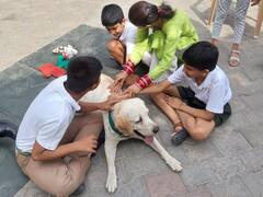 ऑटिज्म बीमारी से ग्रस्त बच्चों की जिंदगी में खुशियां ला रहे हैं ITBP के रिटायर्ड डॉग्स‌, देखें तस्वीरें