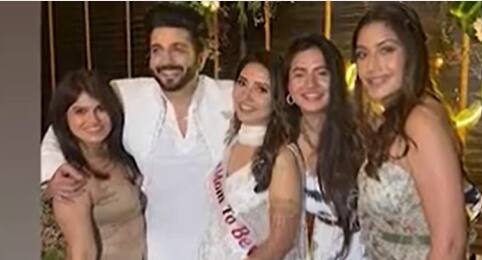Chugalkhor Aunty: Dheeraj Dhoopar and Vinny Arora look adorable at their baby shower celebration