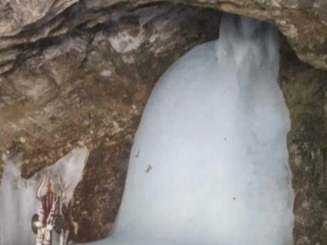 Amarnath Yatra 2022 : बाबा बर्फानी यांचा यंदाचा पहिला फोटो समोर, 30 जूनपासून सुरू होणार अमरनाथ यात्रा