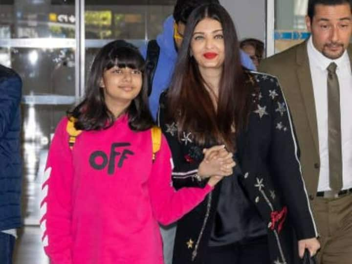 Aishwarya Rai Bachchan in all-black outfit leaves for Cannes with Abhishek  and Aaradhya - India Today