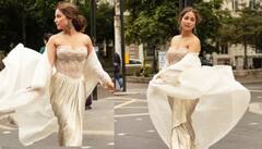 ਲੰਡਨ ਦੀਆਂ ਸੜਕਾਂ 'ਤੇ ਆਪਣੀਆਂ ਅਦਾਵਾਂ ਬਿਖੇਰਦੀ ਦਿਖਾਈ ਦਿੱਤੀ ਹਿਨਾ ਖਾਨ