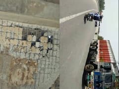 Sultanpur News: लोहरामऊ रेलवे ओवर ब्रिज की दूसरी बार टूटी स्लैब, बड़ा हादसा टला