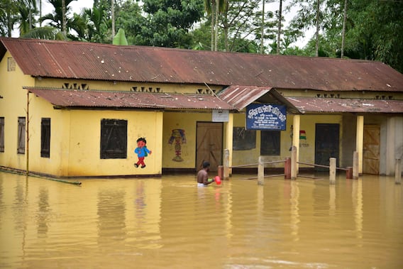 IN PICS | Floods Wreak Havoc In Assam, Landslides Snap Road & Rail Connectivity