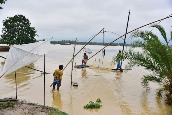 IN PICS | Floods Wreak Havoc In Assam, Landslides Snap Road & Rail Connectivity