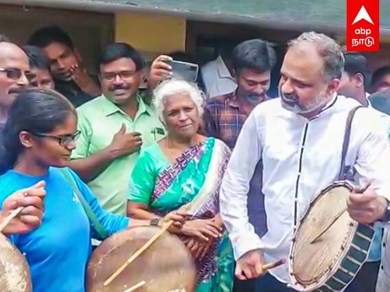 Perarivalan Release : முடிவுக்கு வந்த 30 ஆண்டுகால சிறைவாசம் பறை அடித்து கொண்டாடிய பேரறிவாளன்