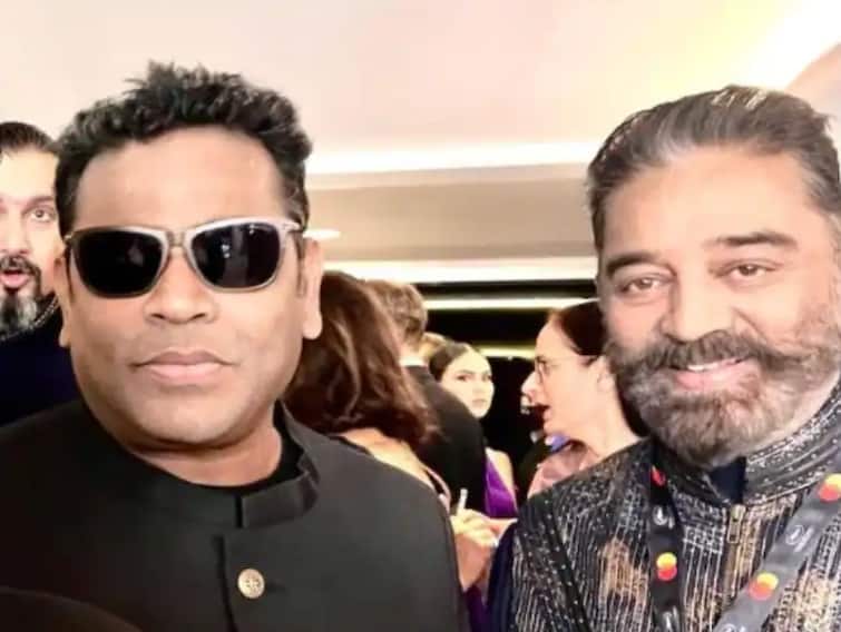 Kamal Haasan and A R Rahman will present at Cannes Film Festival Shared photos Cannes 2022 : 'कान्स फिल्म फेस्टिवल'ला कमल हासन आणि ए. आर रहमानने लावली हजेरी; शेअर केले फोटो