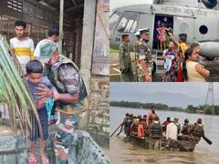 IN PICS | Floods Wreak Havoc In Assam, Landslides Snap Road & Rail Connectivity