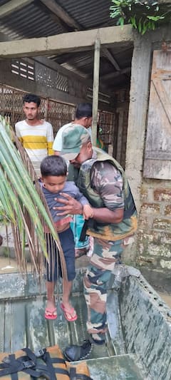 IN PICS | Floods Wreak Havoc In Assam, Landslides Snap Road & Rail Connectivity