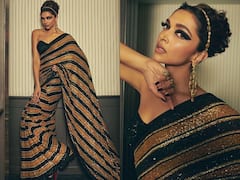 Cannes 2022: Deepika Padukone Walks Red Carpet In Sabyasachi Saree