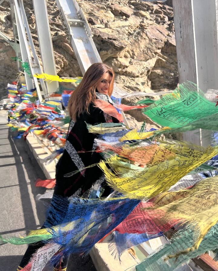 Kriti takes in the sun, sand and air of Ladakh