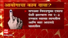 Municipal Elections : राज्यातील पालिकांसह सर्व प्रलंबित निवडणुका जुलैनंतरच? काय आहे आयोगाचा दावा?