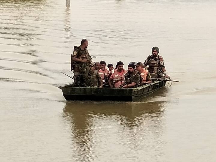 Pre-monsoon floods and landslides have wreaked havoc in Assam, snapping road connectivity in many areas. Union Home Minister Amit Shah on Tuesday discussed the overall flood situation in Assam with Chief Minister Himanta Biswa Sarma over phone and assured all possible help from the Centre. (Image Source:IANS)