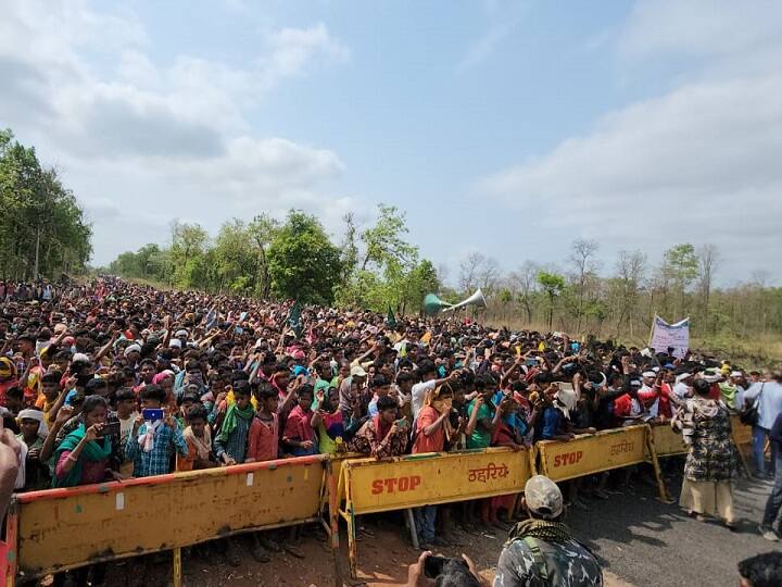 Chhattisgarh Silger Firing Case once again thousands of villagers engaged in the movement ann Chhattisgarh में सुलग रही है सिलगेर आंदोलन की आग, न्याय की मांग को लेकर एक बार फिर जुटे हजारों लोग