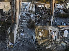 In Photos: श्रीनगर में ट्रैफिक पुलिस हेडक्वार्टर में लगी भयंकर आग, रिकॉर्ड्स जलकर खाक