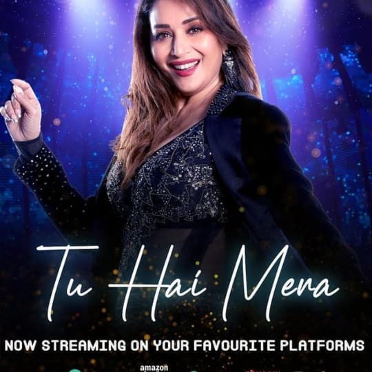 Tu Hai Mera madhuri dixit nene launches her second single tu hai mera Tu Hai Mera: माधुरी दीक्षित का गाना तू है मेरा रिलीज, पोस्ट शेयर कर दी जानकारी