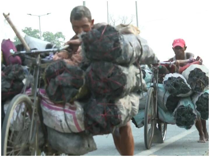 Tribals of Jharkhand selling illegal stolen coal in cycles ann Jharkhand News: साइकिल से बोरों में चोरी का कोयला भरकर बेच रहे झारखंड के आदिवासी, बताई ये वजह
