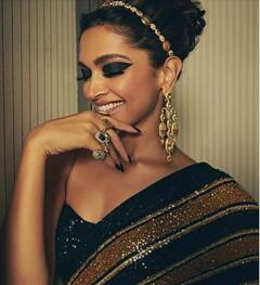 Cannes Film Festival 2022: ਗੋਲਡਨ ਬਲੈਕ ਸਾੜ੍ਹੀ 'ਚ ਕਮਾਲ ਲੱਗੀ ਦੀਪਿਕਾ ਪਾਦੂਕੋਣ , ਰੈਟਰੋ ਲੁੱਕ ਨੇ ਜਿੱਤ ਲਿਆ ਦਿਲ