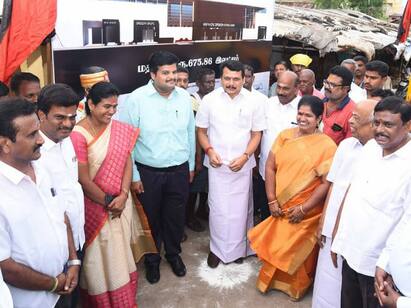 Karur Power Minister Senthil Balaji Bhoomi Pooja in eletricity power plant “6 நாட்களுக்கு தேவையான நிலக்கரி கையிருப்பில் உள்ளது” - மின்சாரத்துறை அமைச்சர் செந்தில் பாலாஜி