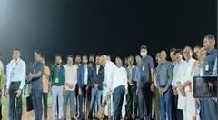 CM ભૂપેન્દ્ર પટેલ ફરી એકવાર ક્રિકેટ મેદાનમાં ઉતર્યા, જુઓ વીડિયો