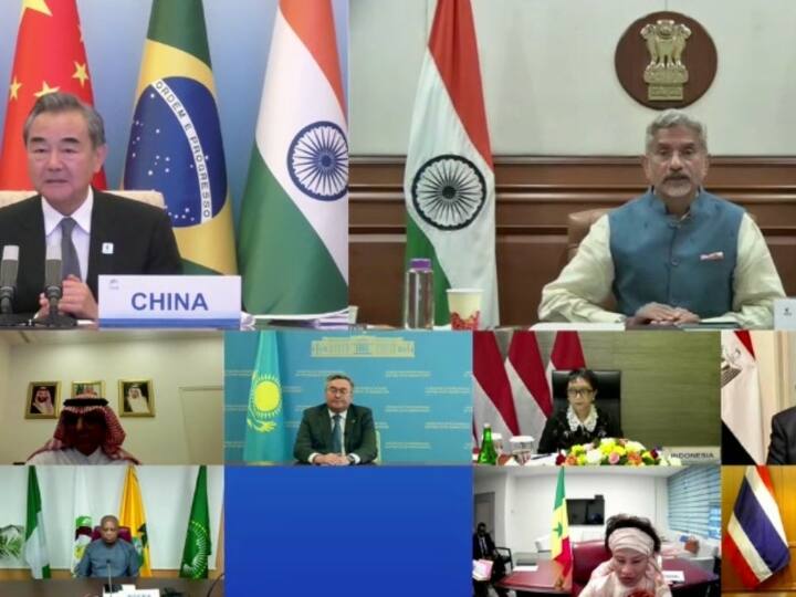 BRICS Summit: ब्रिक्स देशों के विदेश मंत्रियों की बैठक, आतंकवाद और रूस-यूक्रेन युद्ध का हुआ जिक्र EAM S Jaishankar participated in the BRICS Foreign Ministers meeting BRICS Summit: ब्रिक्स देशों के विदेश मंत्रियों की बैठक, आतंकवाद और रूस-यूक्रेन युद्ध का हुआ जिक्र