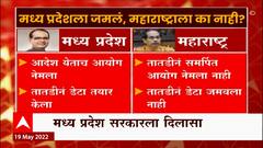 Madhya Pradeshमध्ये OBC आरक्षण मिळाल्यानं महाराष्ट्रातही आशा,मध्य प्रदेश सरकारला दिलासा : ABP Majha