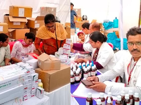 Indore News: इंदौर में आयोजित दो दिवसीय स्वास्थ्य मेले में बड़ी संख्या में पहुंच रहे मरीज, 200 डॉक्टर दे रहे सेवाएं